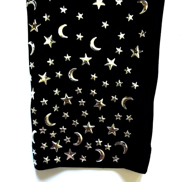 Beach Riot Celestial Leggings Womens Small Black High Rise Moon Stars Sparkle - Picture 7 of 9